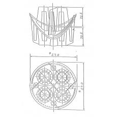 Plastic Heilex Rings