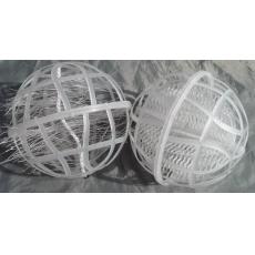 Suspended spherical packing