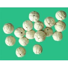 Slotted and perforated ceramic balls